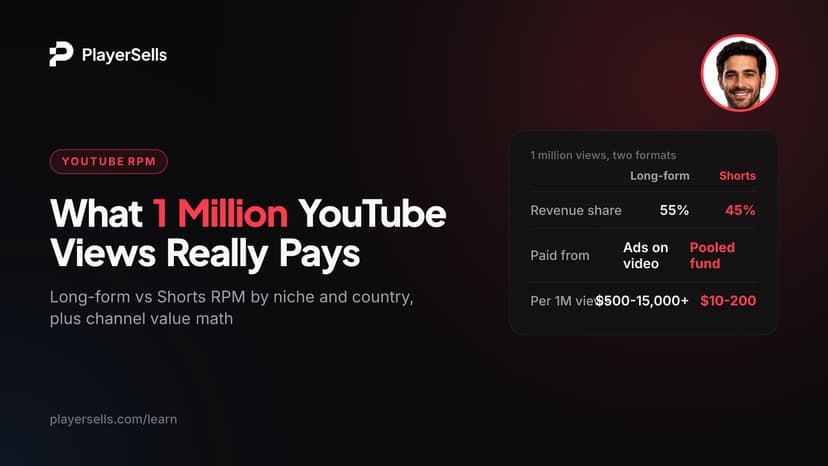 How Much Does YouTube Pay for 1 Million Views? RPM by Niche