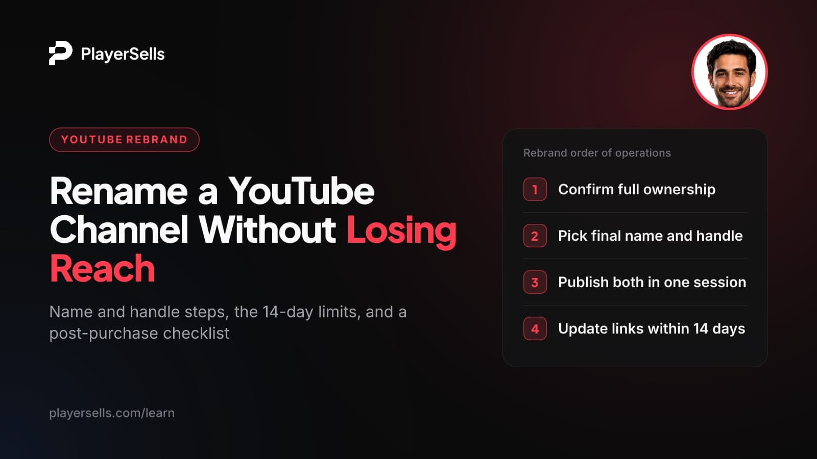 How to Change a YouTube Channel Name and Handle Safely