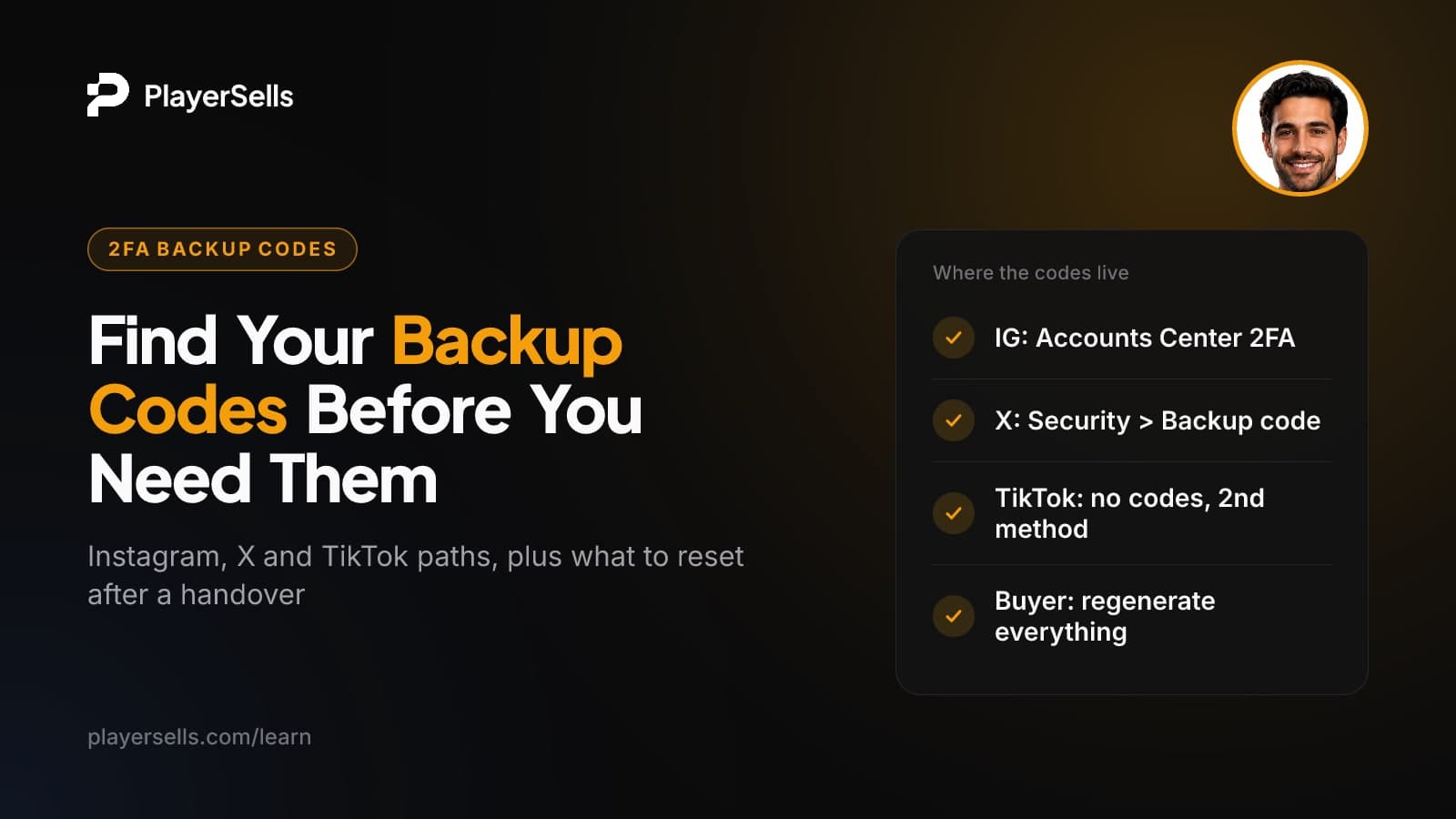 Instagram Backup Codes (and X, TikTok): Where to Find Them