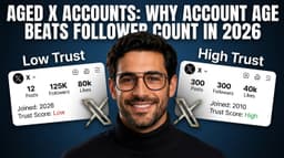 Aged X Accounts: Why Account Age Beats Follower Count in 2026