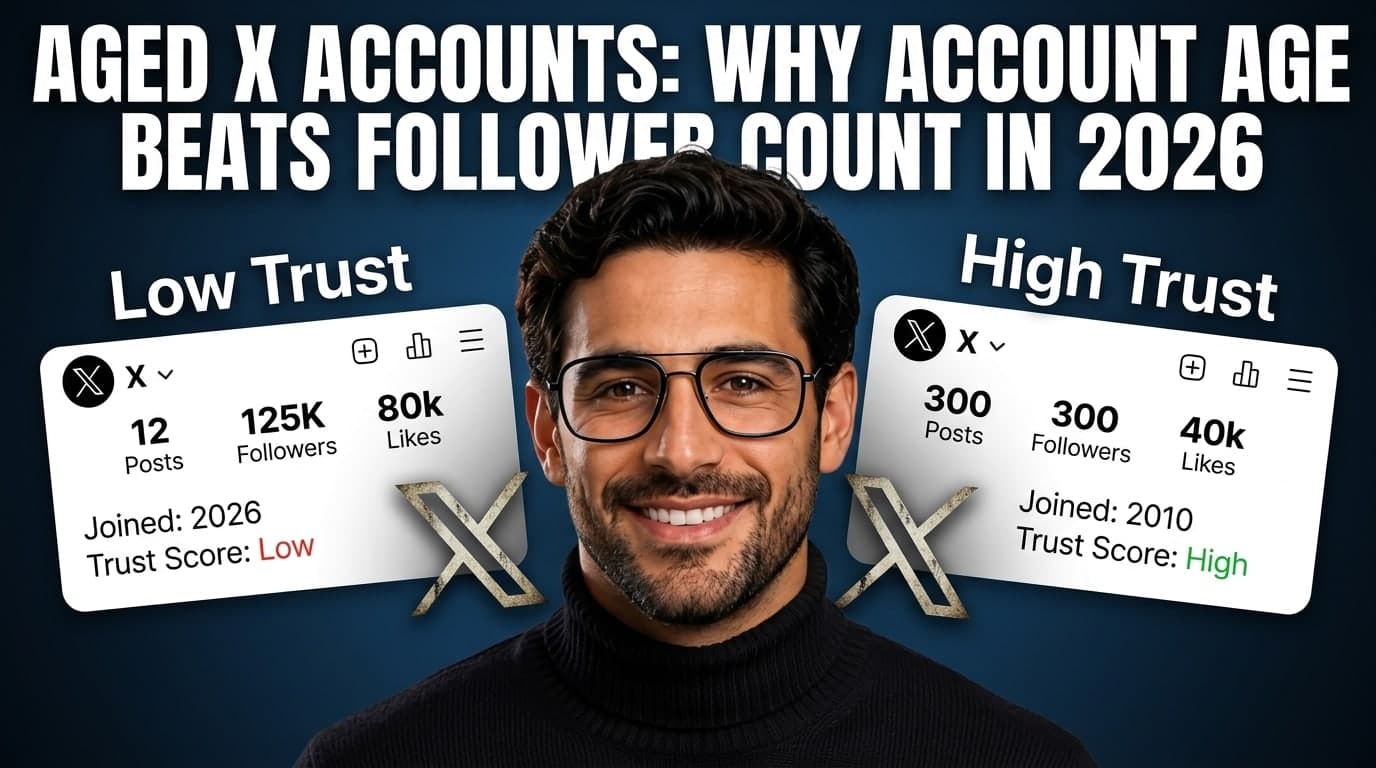 Aged X Accounts: Why Account Age Beats Follower Count in 2026