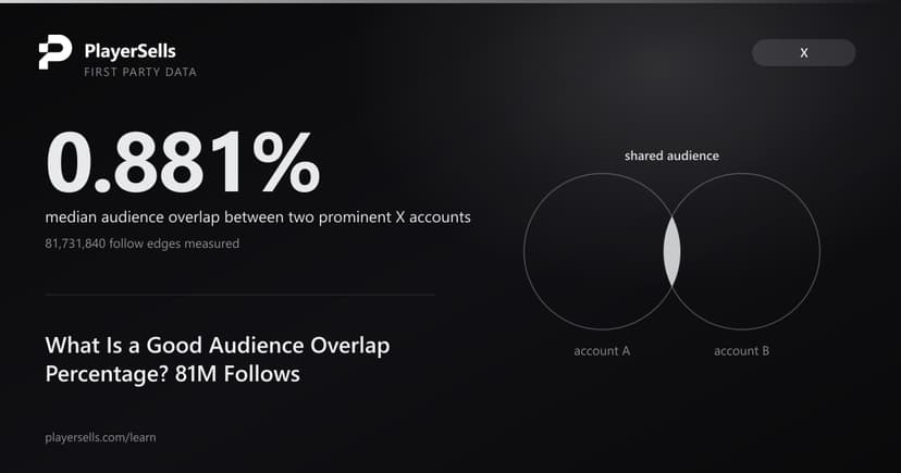 What Is a Good Audience Overlap Percentage? 81M Follows