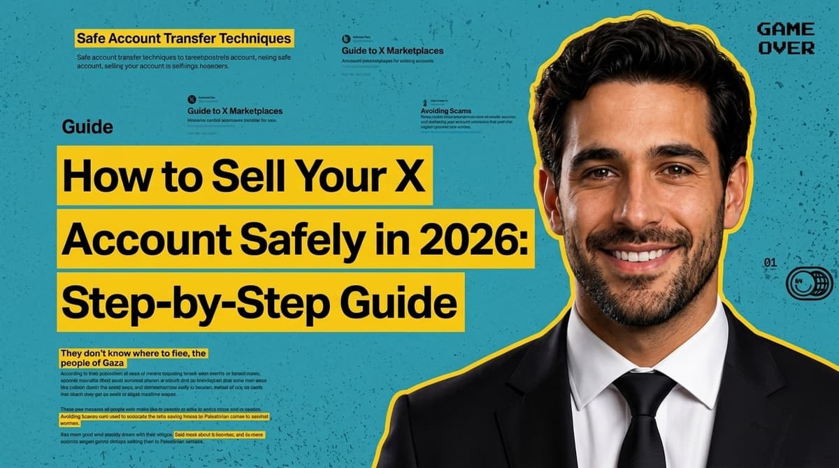 How to Sell Your X Account Safely in 2026: Step-by-Step Guide