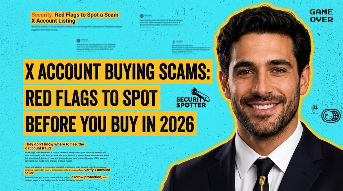 X Account Buying Scams: Red Flags to Spot Before You Buy in 2026