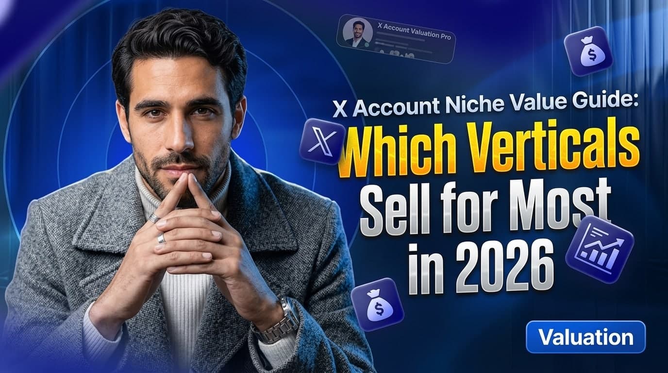 X Account Niche Value Guide: Which Verticals Sell for Most in 2026