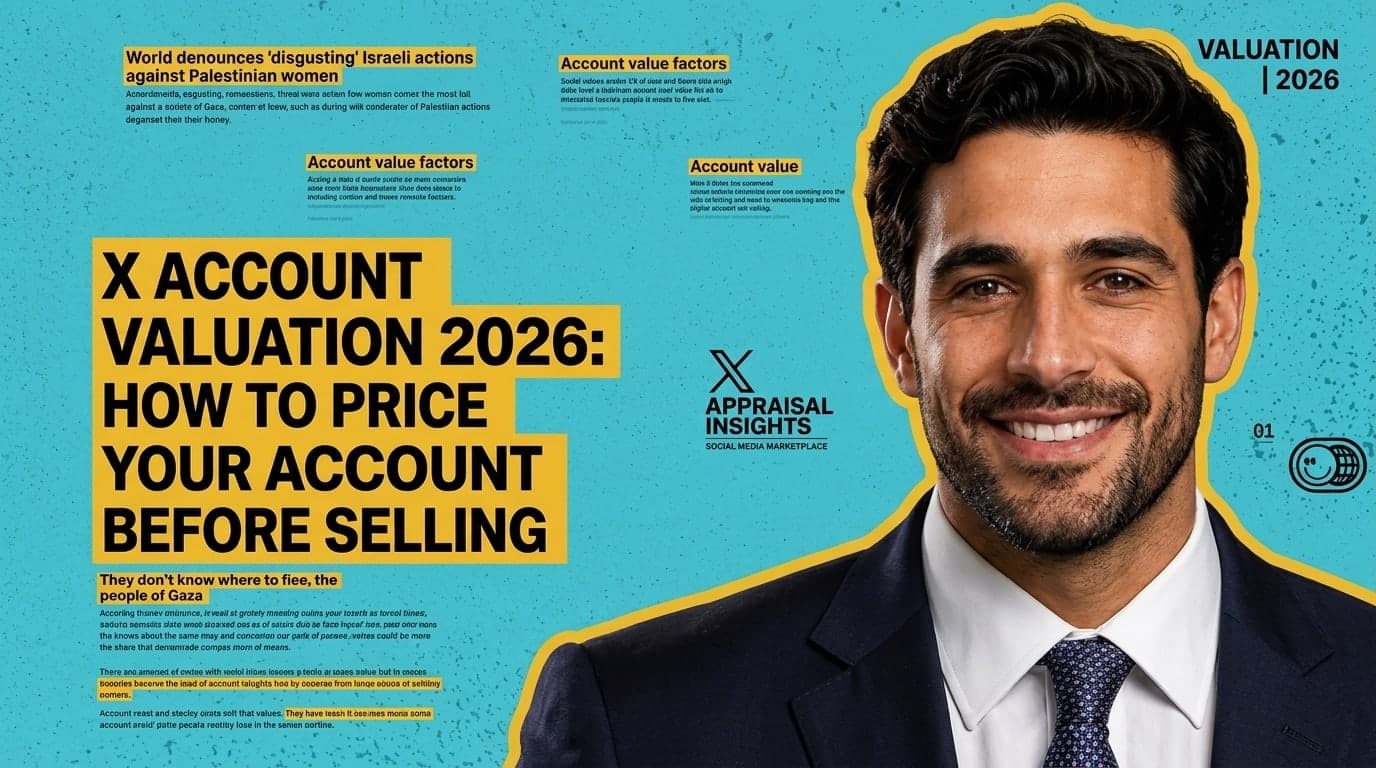 X Account Valuation 2026: How to Price Your Account Before Selling