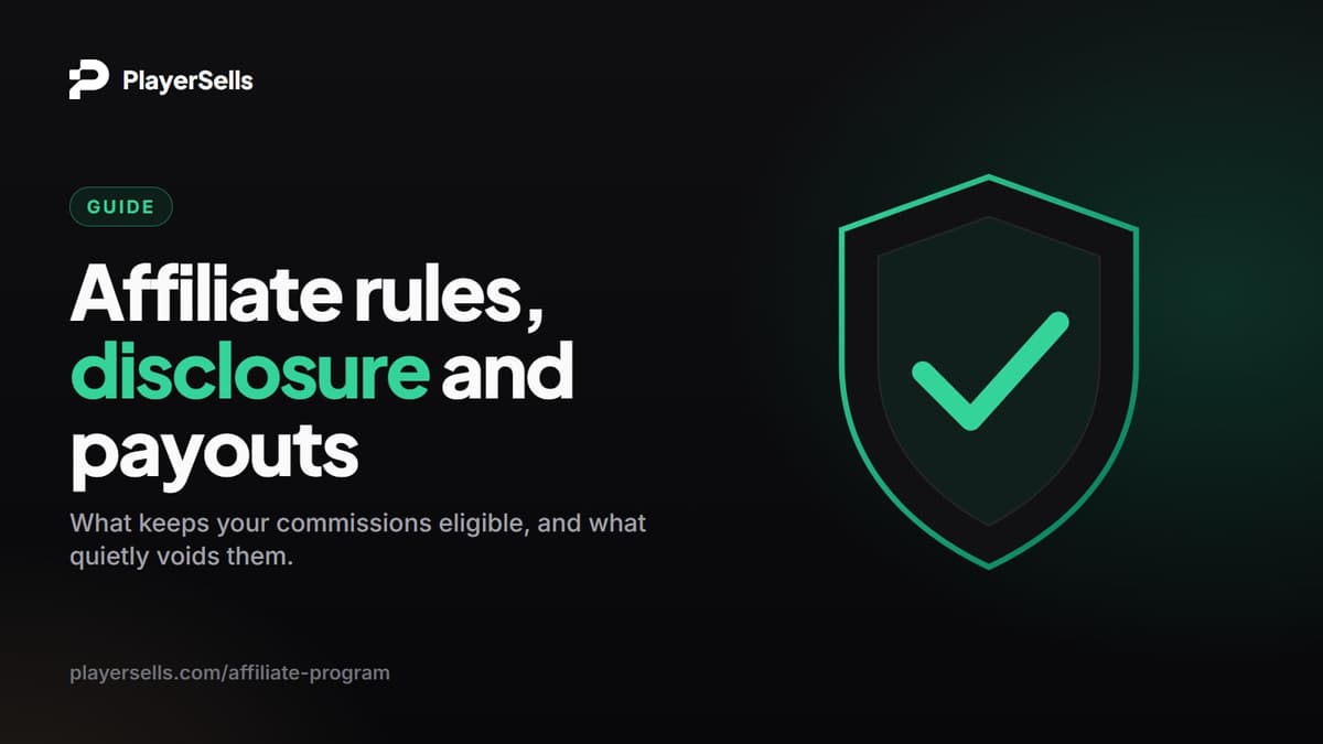 Affiliate Rules: Disclosure, Payouts and Staying Eligible